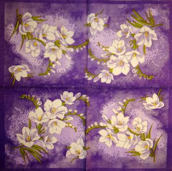 299 Flowers Others - 3-ply (purple)